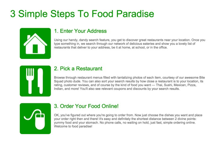 Bite Squad Instructions