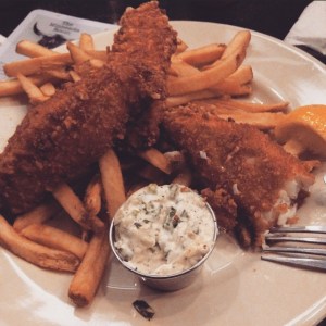 Hell's Kitchen Minneapolis Walleye Fish & Chips