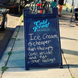 Cold Front Sign Saint Paul