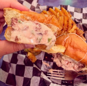 The Nook Stuffed Burger