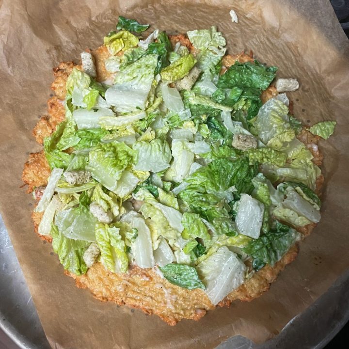 Caesar Salad Chicken Crust Pizza | Easy&nbsp;Recipe